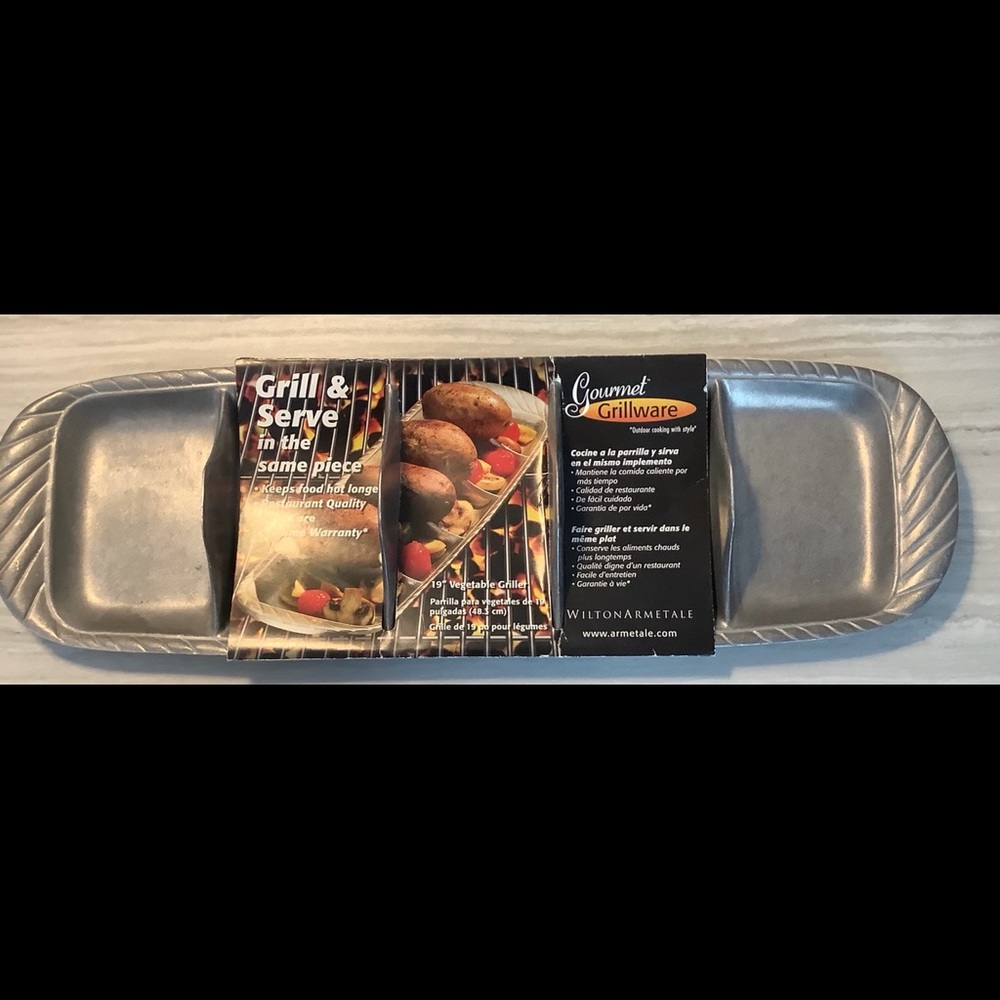 Armetale 19” Vegetable Griller. Metal.